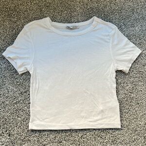 Zara Baby Tee White